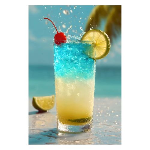 Citrus Splash Delight - Poster 8x12