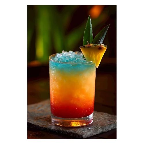 Tropical Pineapple Sip - Poster 8x12