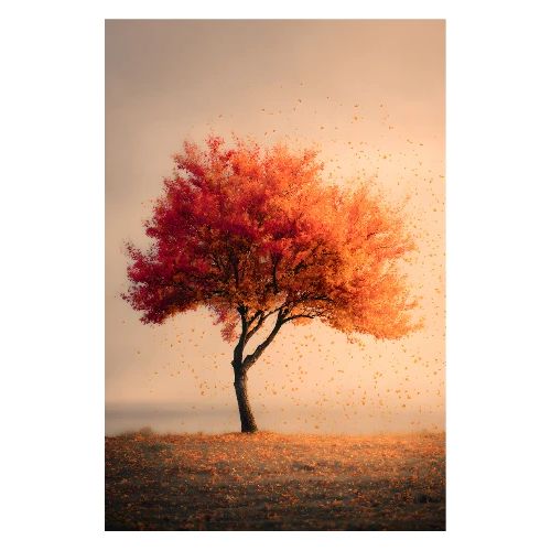 Autumn: Embers of the Setting Sun - Poster 8x12