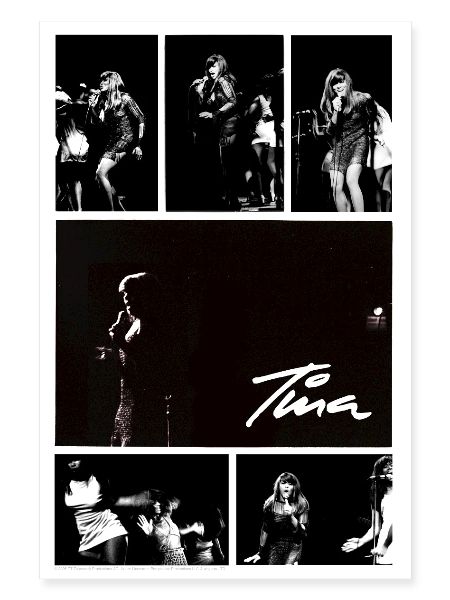 Tina Turner Black And White Stage Photos
