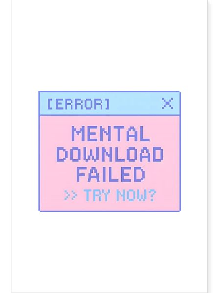 Pastel Glitch Error Window