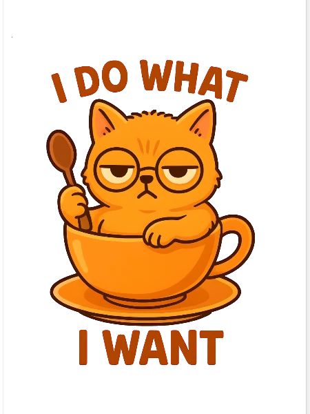 Grumpy Teacup Cat