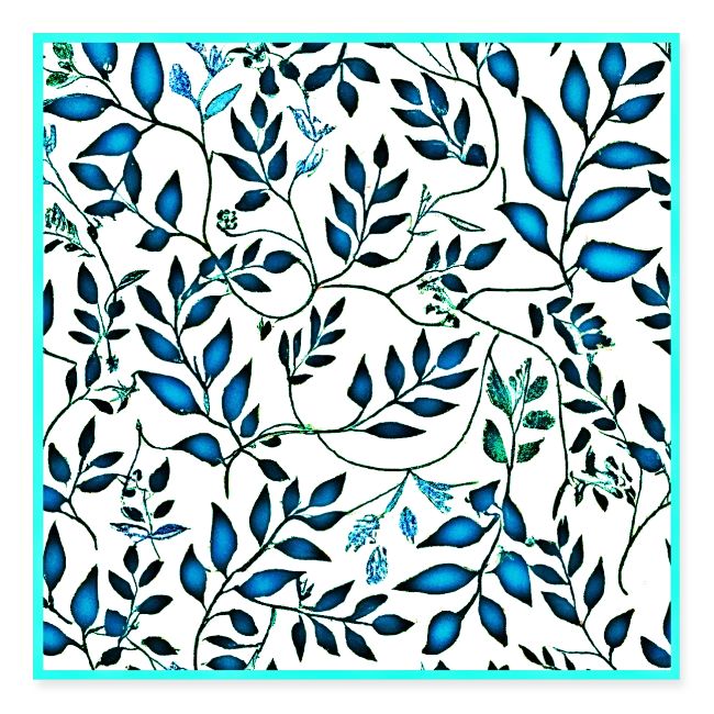 Colorful Foliage Pattern Art