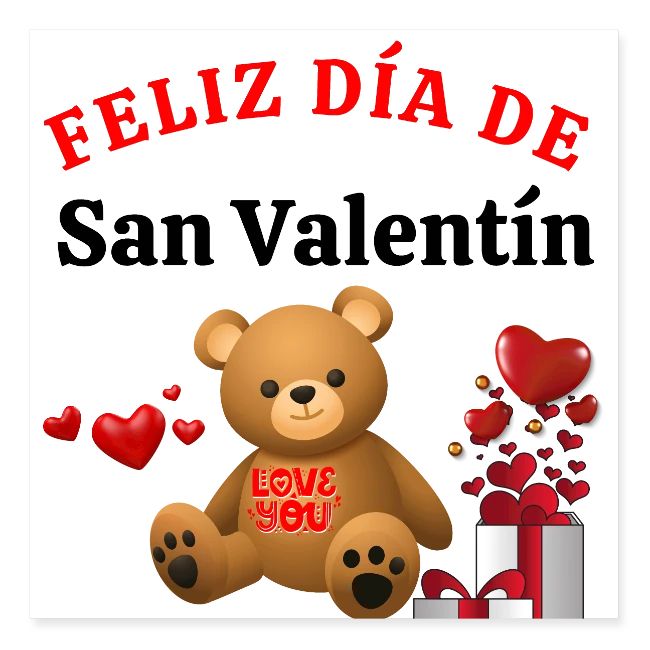 Valentine's Day Celebration Bears Love Hearts.