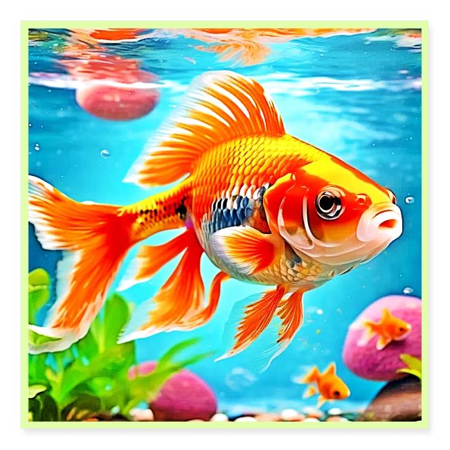 Orange White Goldfish