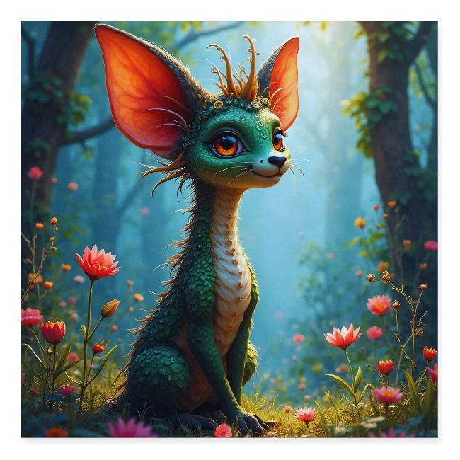 Fantasy Forest Character with Magical Vibe