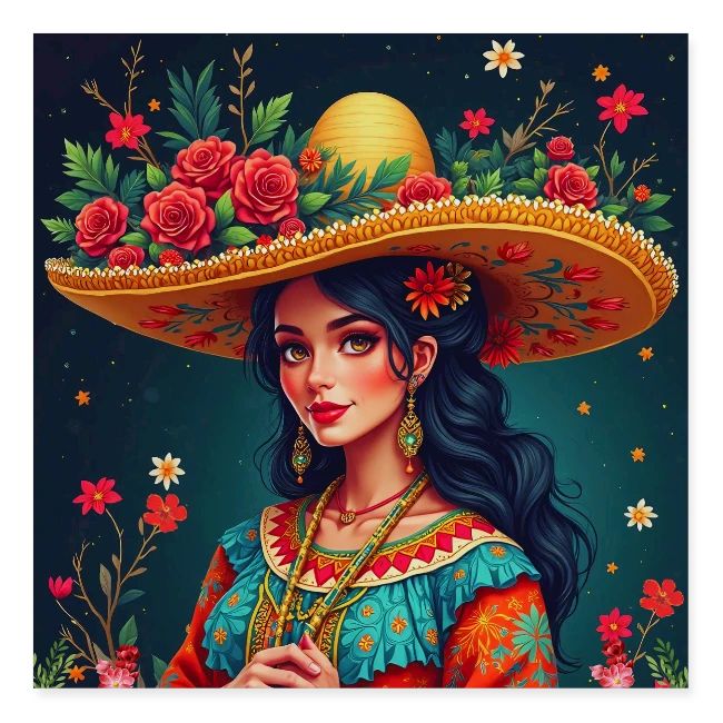 Mexican Design, Regional Mexican Charro Woman