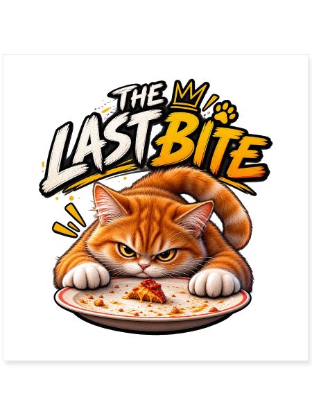 The Last Bite Cat Pizza
