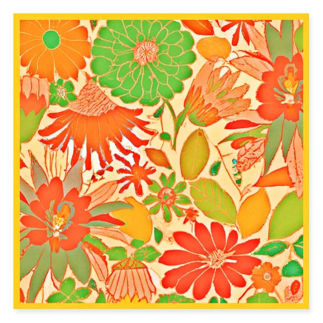 Vibrant Blossom Elegance Pattern
