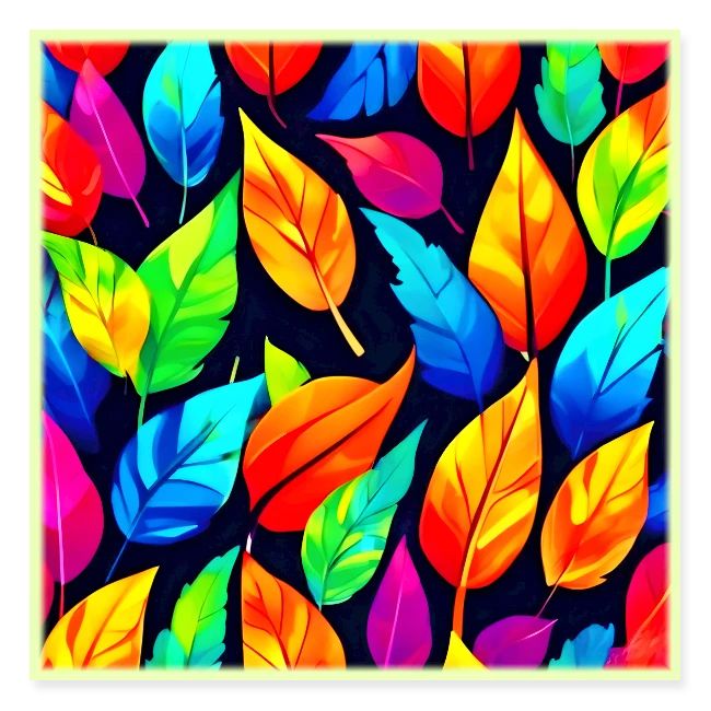 Vibrant Autumn Leaves Pattern