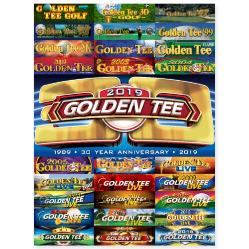 Golden Tee 30th Anniversary Poster