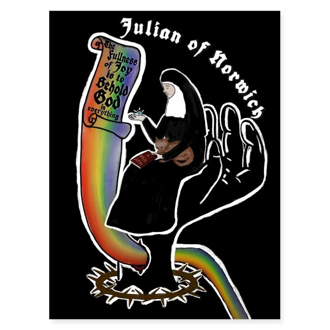 Fullness of Joy black poster
