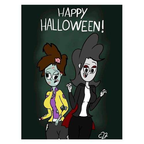 Happy Halloween! (2024 Art Poster) - Poster 18x24
