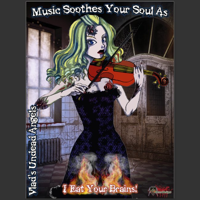 Undead Angels Classics: Zombie Violinist Ariel