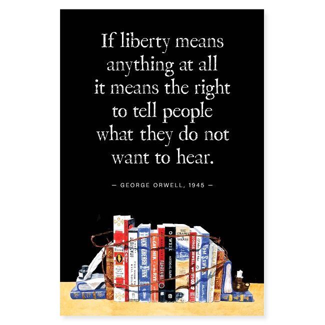 Still Life with Banned Books