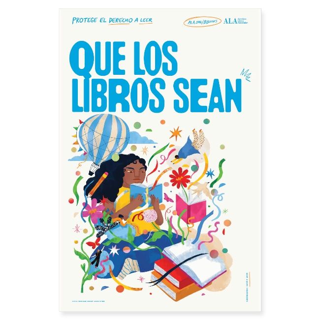 Let Books Be Poster by LoveIs Wise (Spanish)