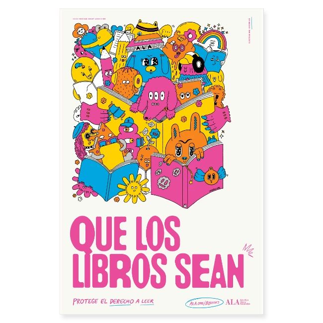 Let Books Be Poster by Hyesu Lee (Spanish)