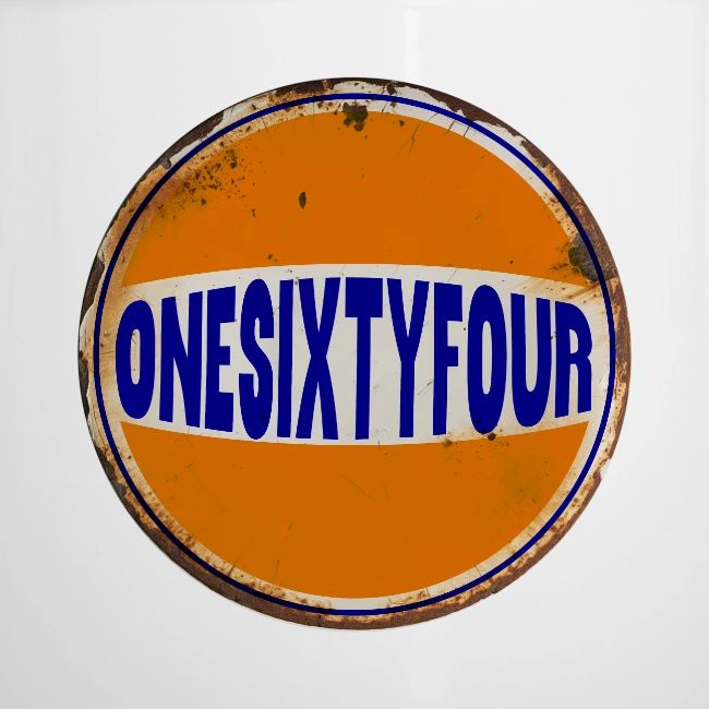 One Sixty Four --vintage auto inspired orange