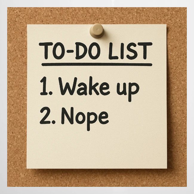 Humorous To Do List