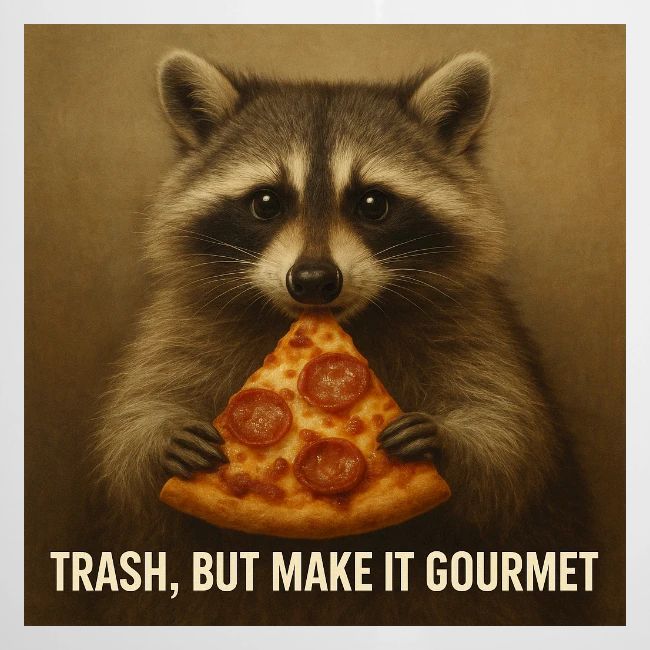 Gourmet Pizza Raccoon