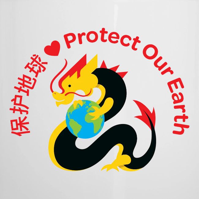 Kindness Dragon with Earth - Red