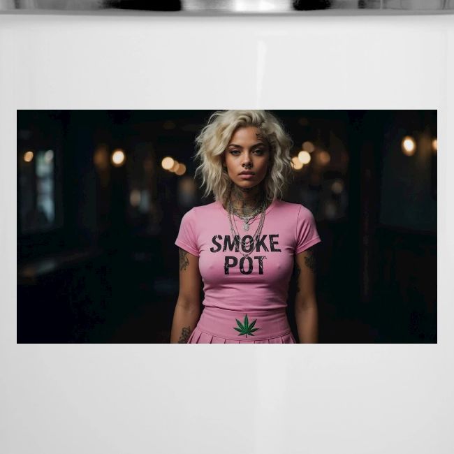 **Smoke Pot Pink Rebel Tee**