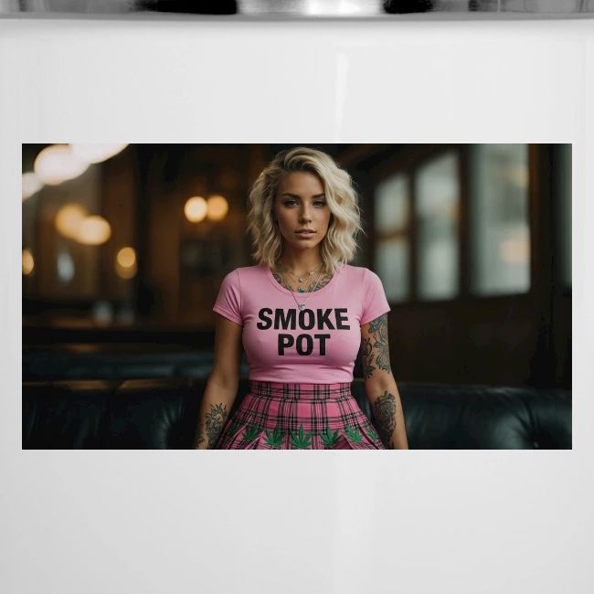 **Smoke Pot Pink Rebel Tee**