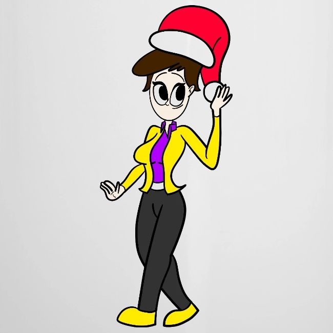 Dersy Wearing a Santa Hat