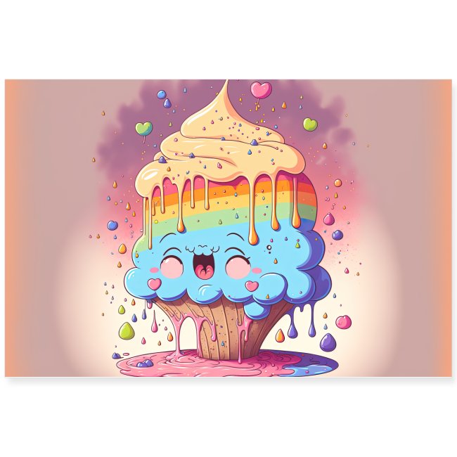 Cake Caricature - January 1st Psychedelia Dessert