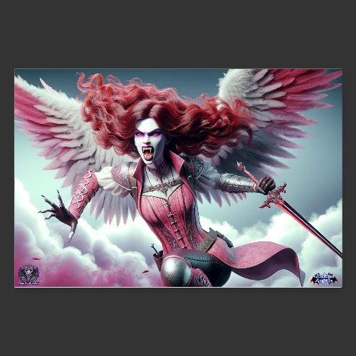 Undead Angels Scarlet Vampire Cupid (V-003L) - Poster 36x24