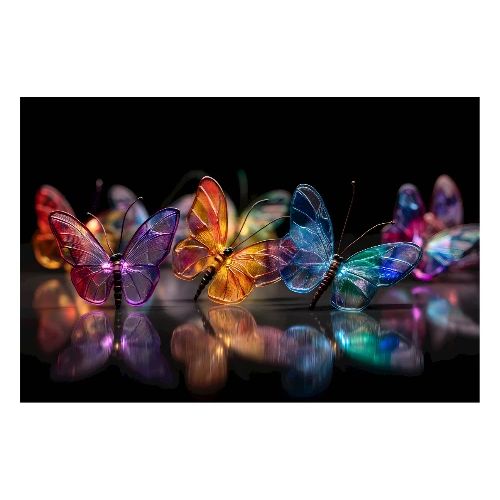 Butterflies: Flutter and Glow - Poster 36x24