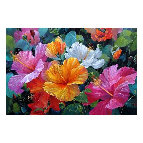 Digital Painting: Blooming Spectrum - Poster 36x24