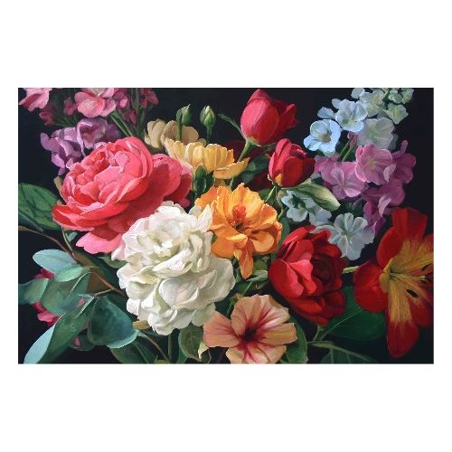 Digital Painting: Flowers Symphony - Poster 36x24