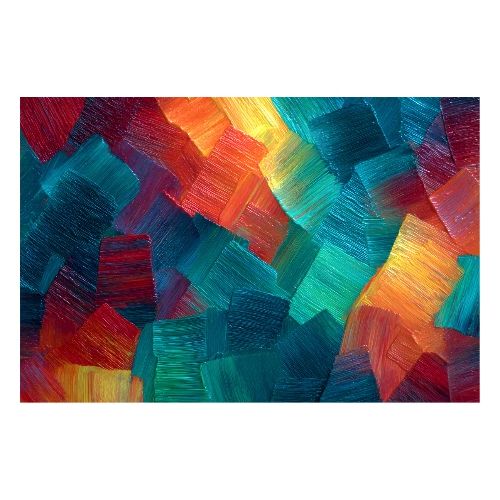 Abstract Art: Fractured Harmony - Poster 36x24