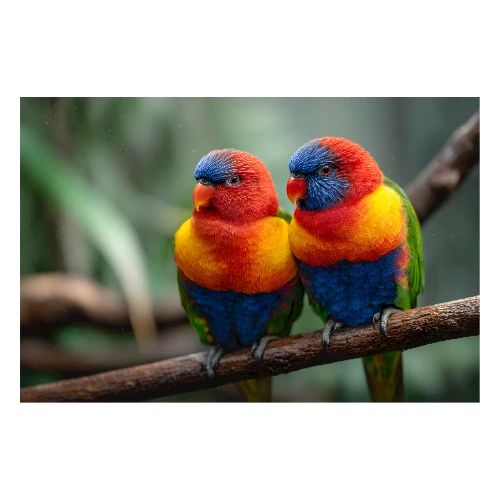 Parrots: Tropical Duo - Poster 36x24