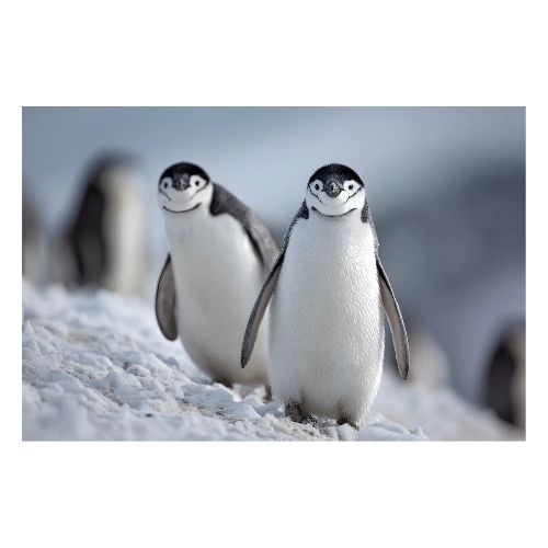 Penguins: Snowy Stare - Poster 36x24