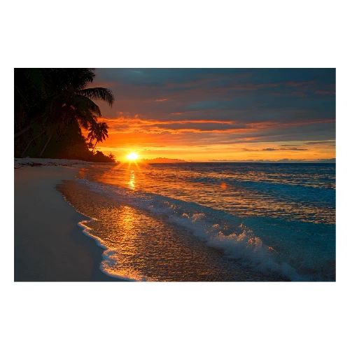 Sunset: Golden Shoreline - Poster 36x24