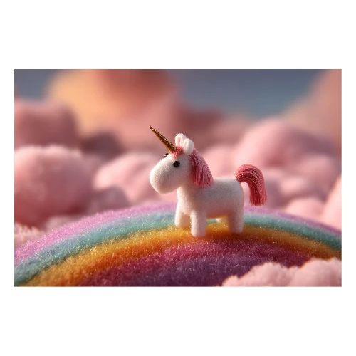 Rainbow Cotton Dreams - Poster 36x24
