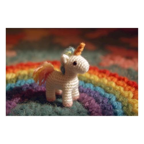 Woolen Rainbow Dreams - Poster 36x24