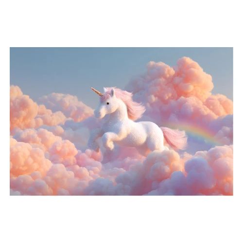 Gallop Through Cotton Skies - Poster 36x24