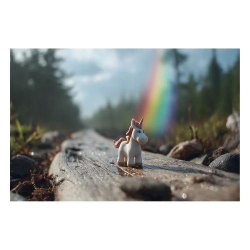 Woodland Unicorn - Poster 36x24