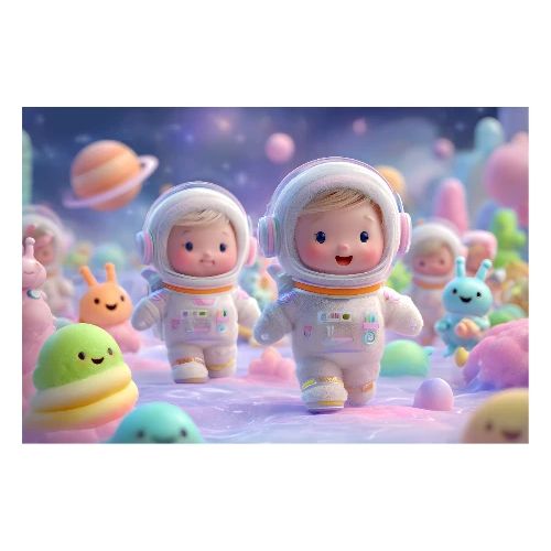 Little Astronauts - Poster 36x24