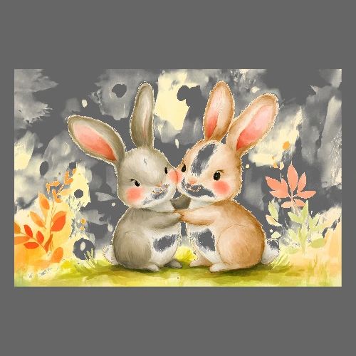 Bunny Hugs - Poster 36x24