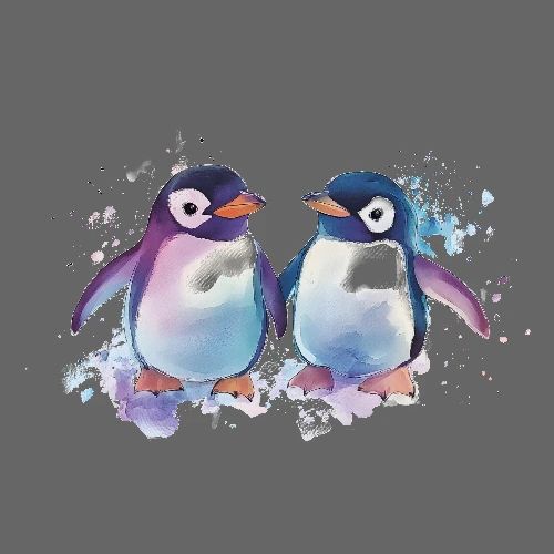 Snowy Companions - Poster 36x24