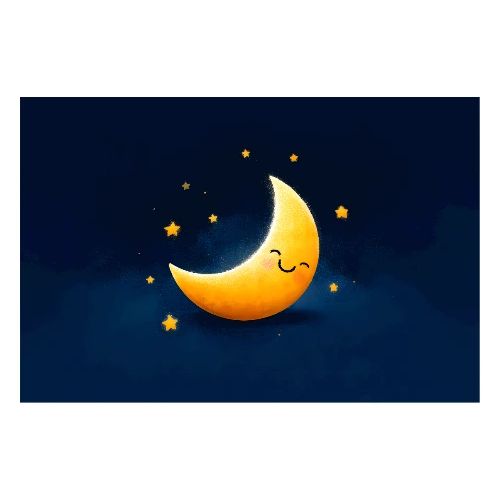 Moon and Stars’ Friendship - Poster 36x24