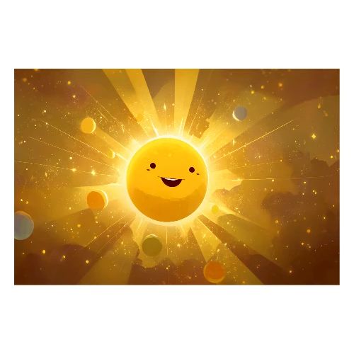 Sunny Star with a Smile - Poster 36x24