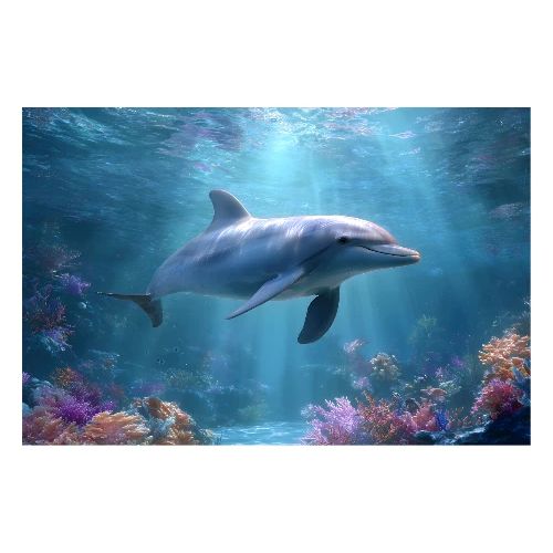 Dolphin: Journey Beneath the Waves - Poster 36x24