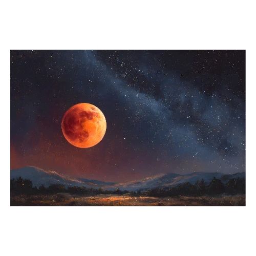 Crimson Eclipse - Poster 36x24
