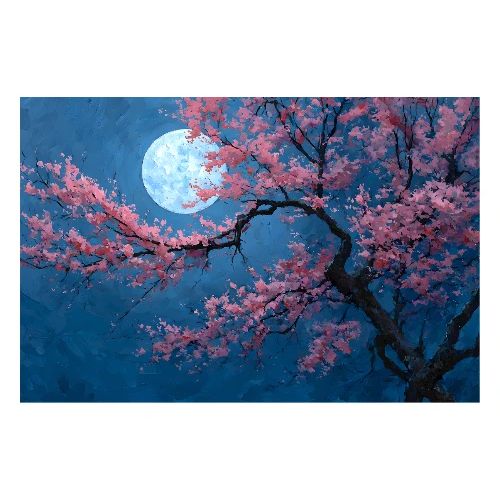 Whispers of the Night Bloom - Poster 36x24