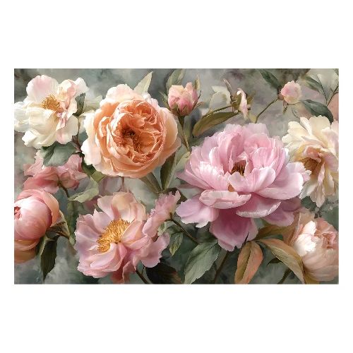 Watercolor: Blooming Serenity - Poster 36x24